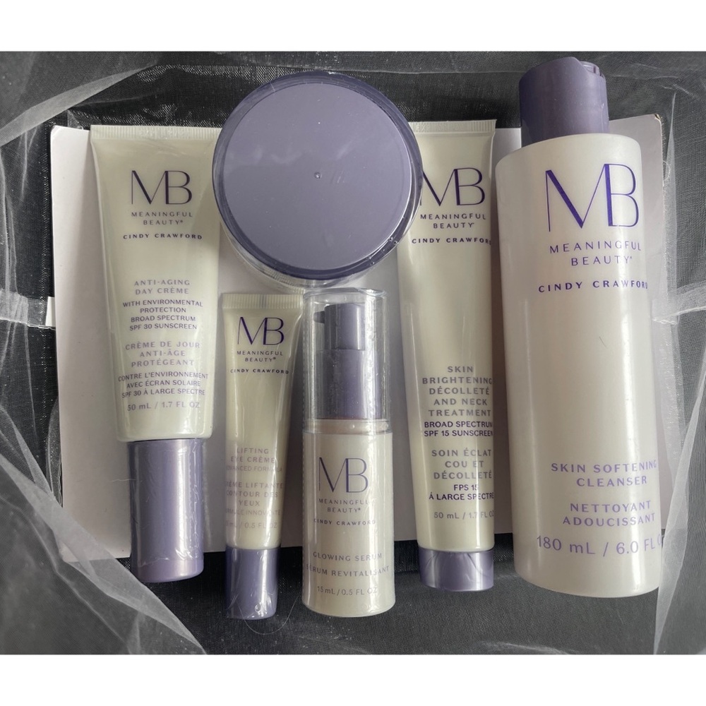 Meaningful Beauty by Cindy Crawford Skincare Cream Set, 6 Pcs